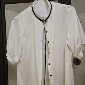 A Chinese inspired blouse.